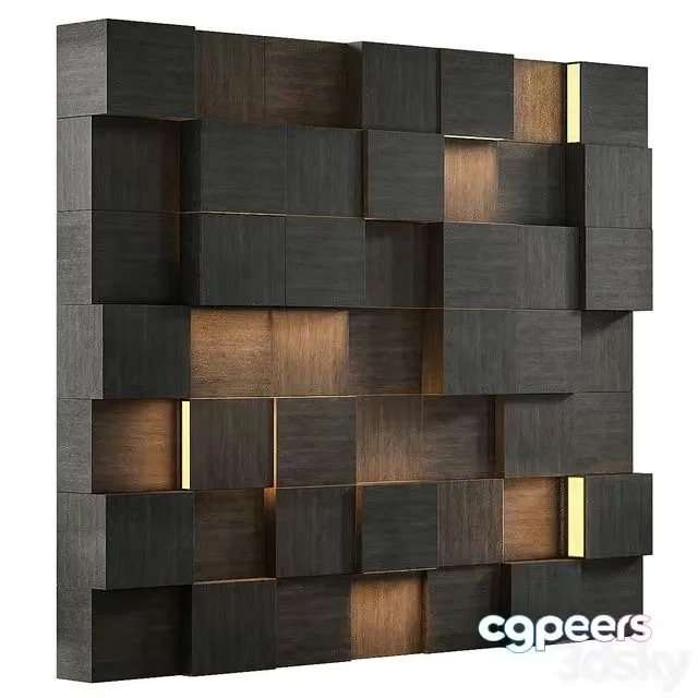 3ds Max Free – Headboard for interior №28