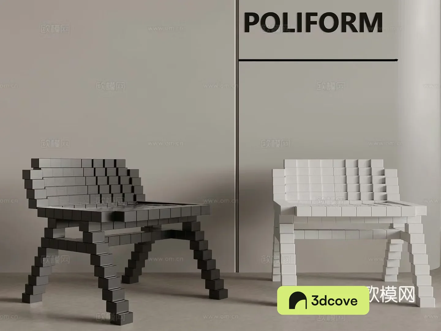 Modern art leisure chair abstract leisure chair