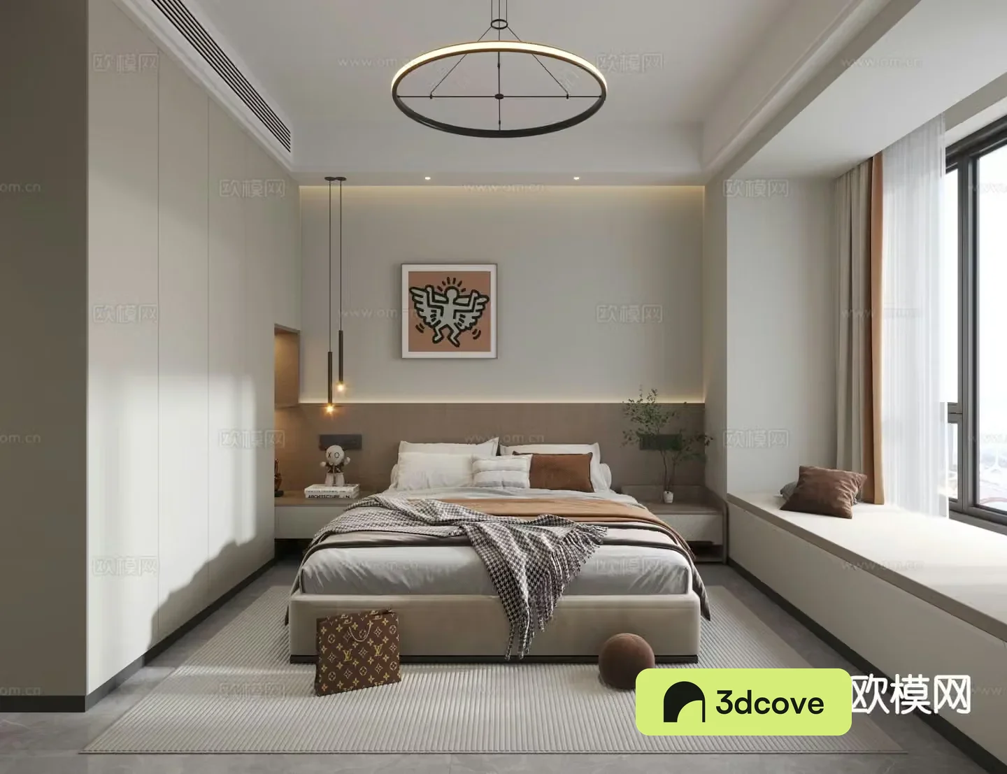 Modern bedroom second bedroom