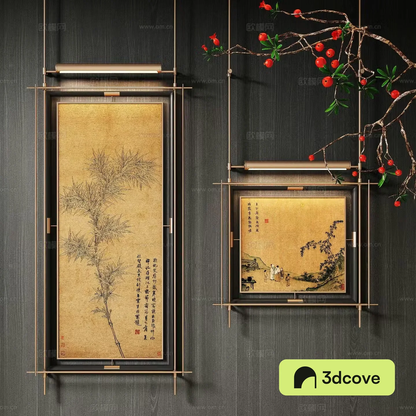 New Chinese style ink painting decorative painting