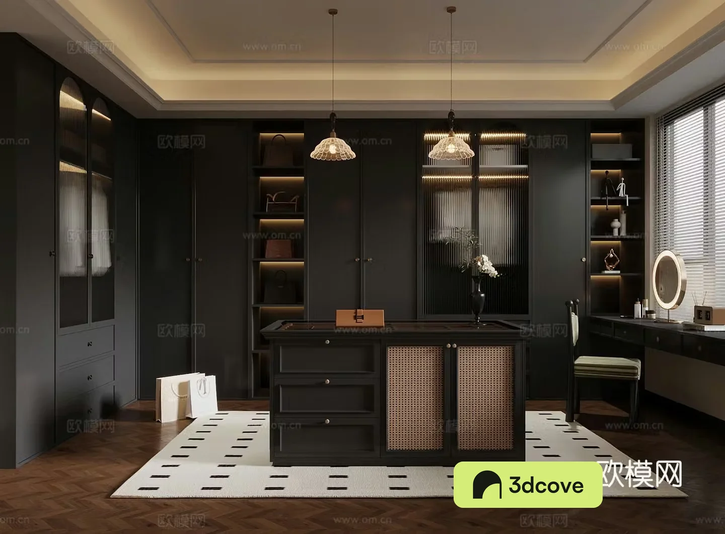 15 French cloakroom wardrobe
