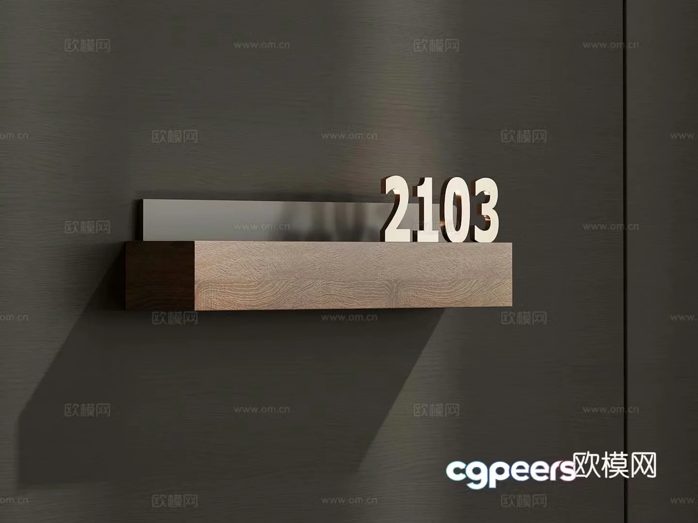 36 modern door signs Hotel door signs Private room door sign 3D model