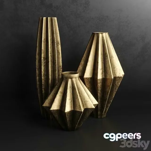 3ds Max Free – Vases set 1