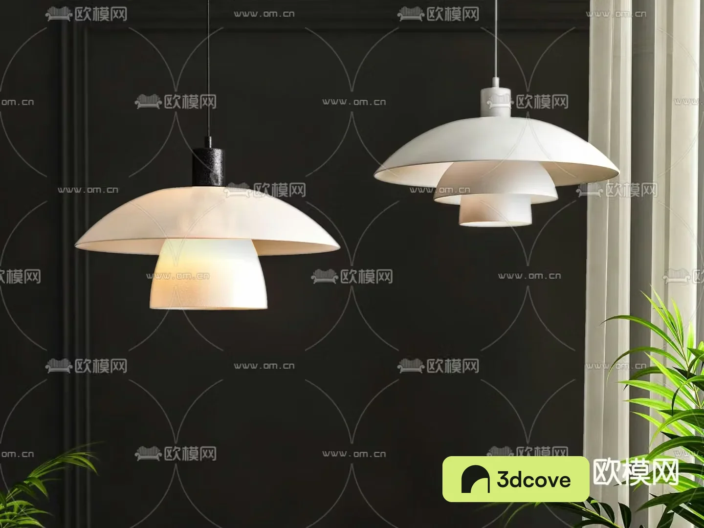 Nordic small chandelier