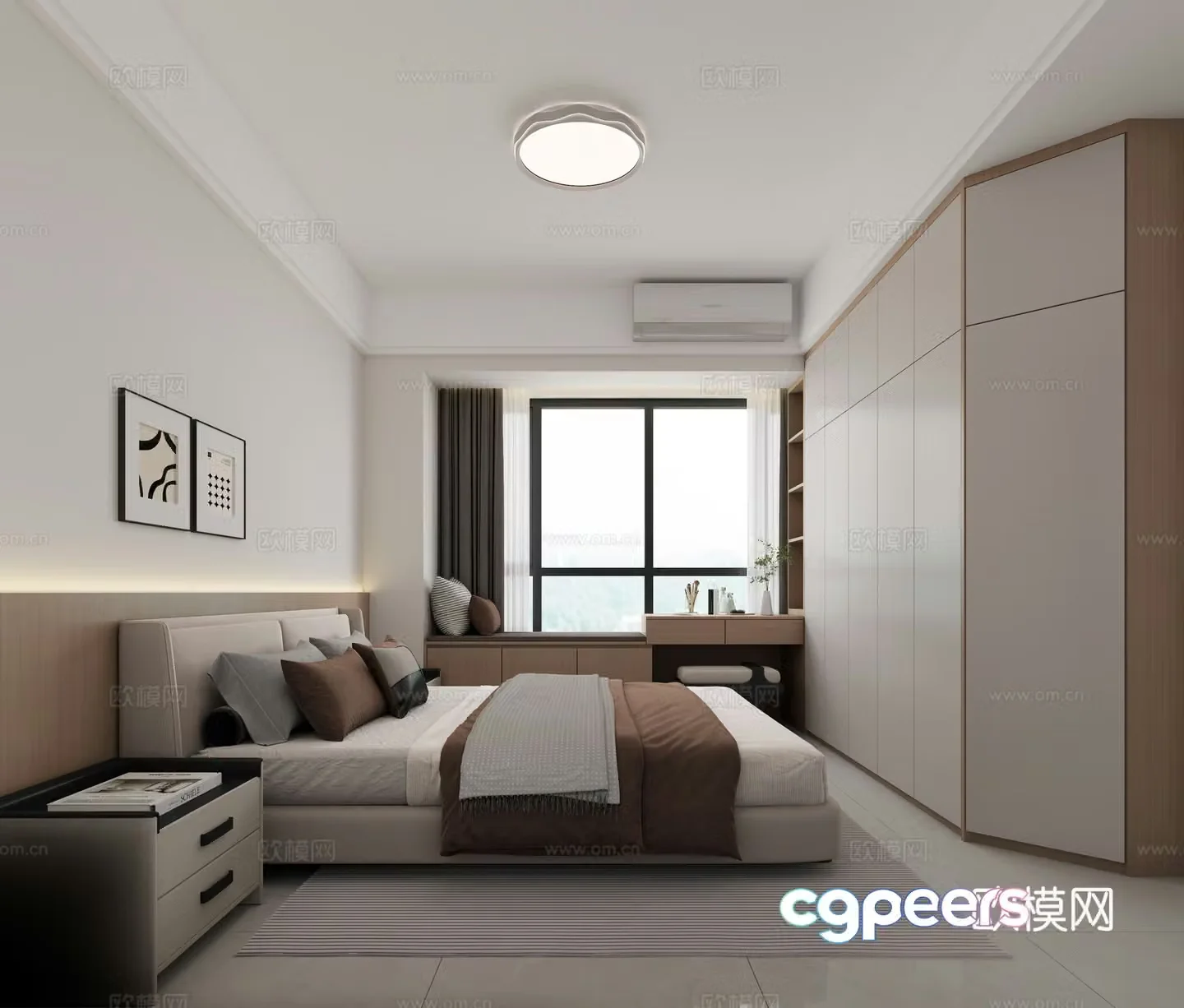 Small bedroom 3D model