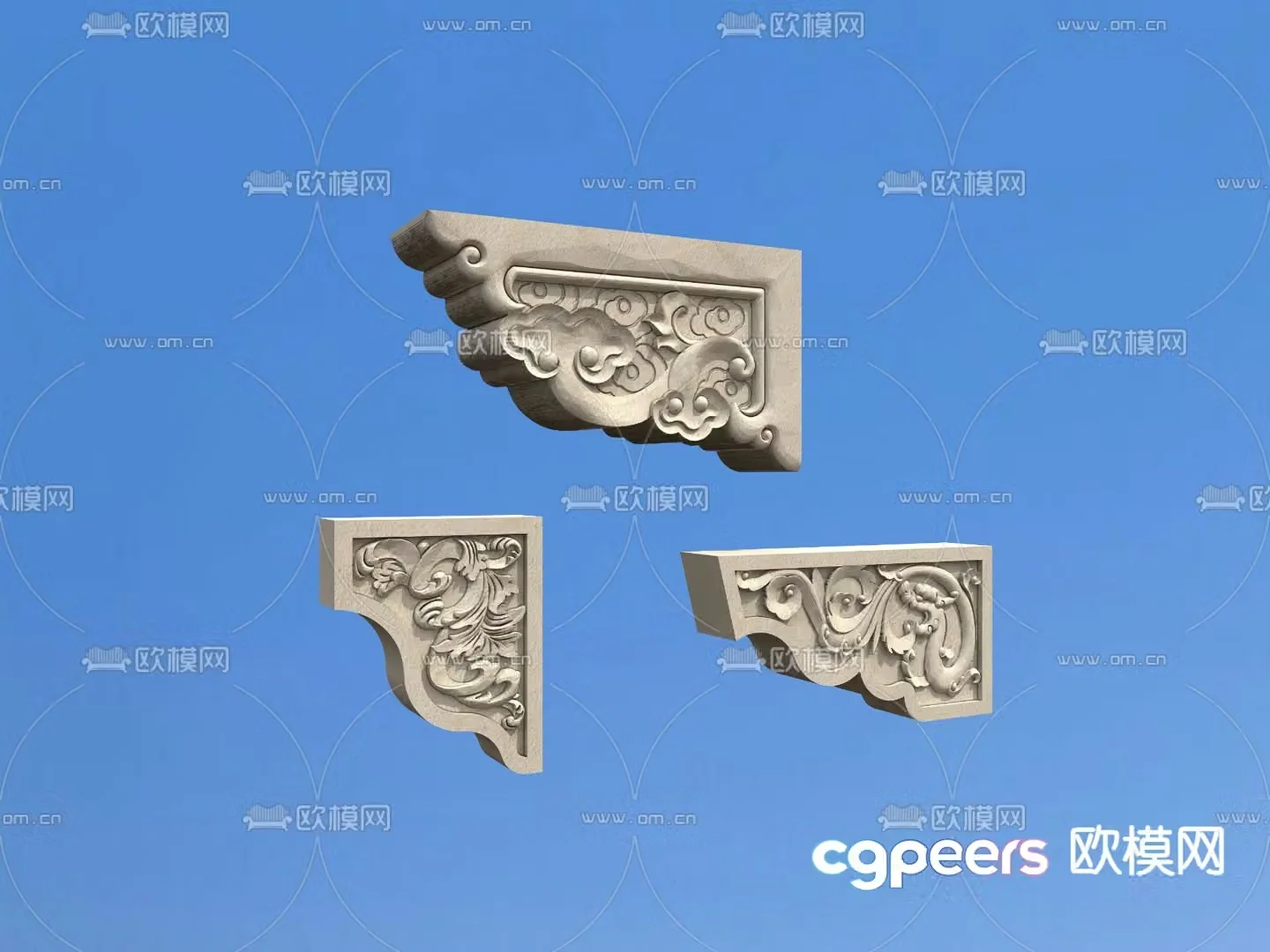 3D model of croaker carving