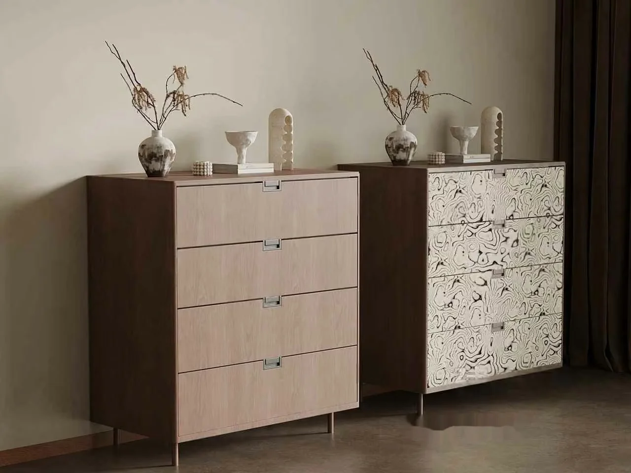 Two Dressers 3D Model – 3916 – VRAY Render