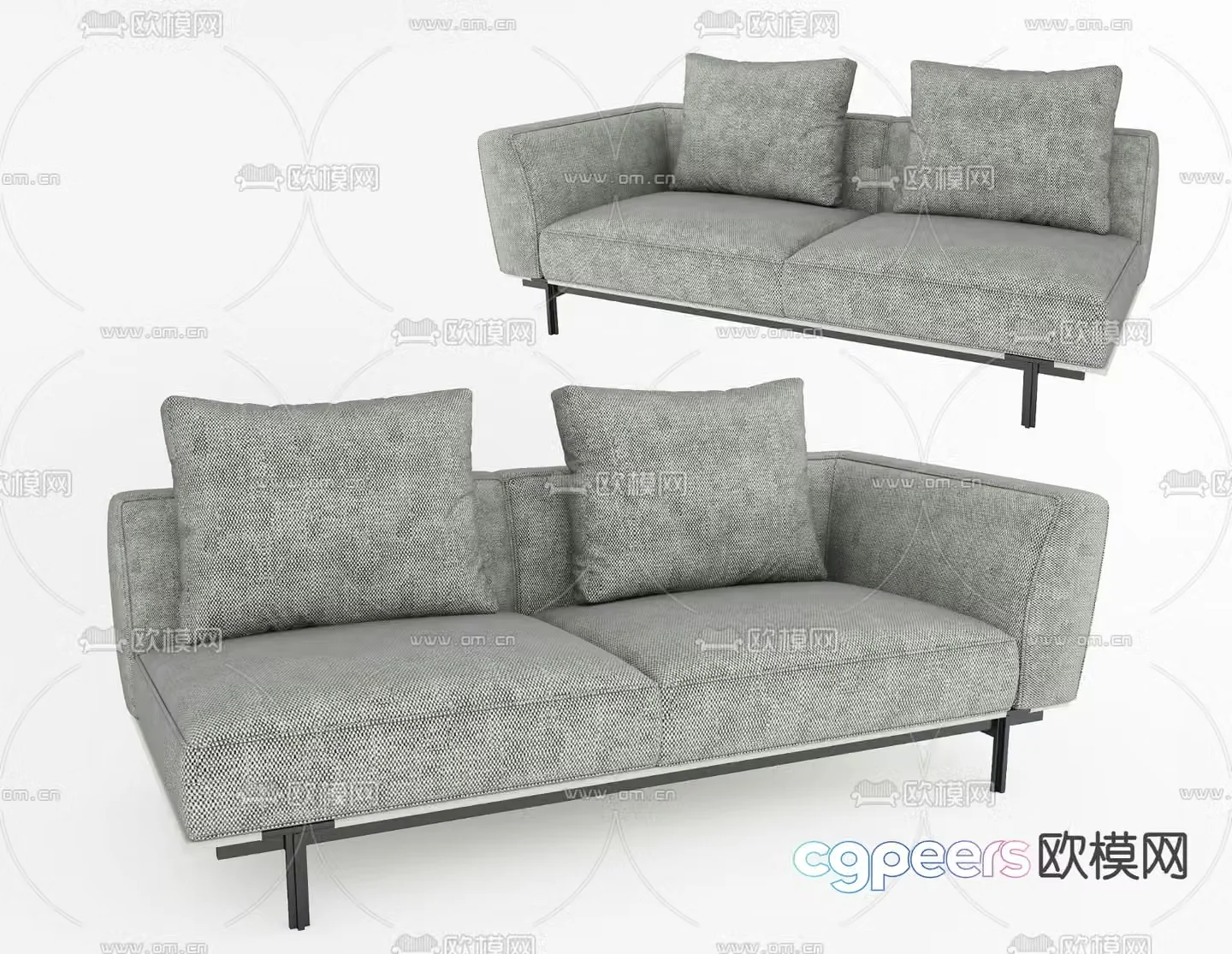 Chaircase beauty collapse 3d model