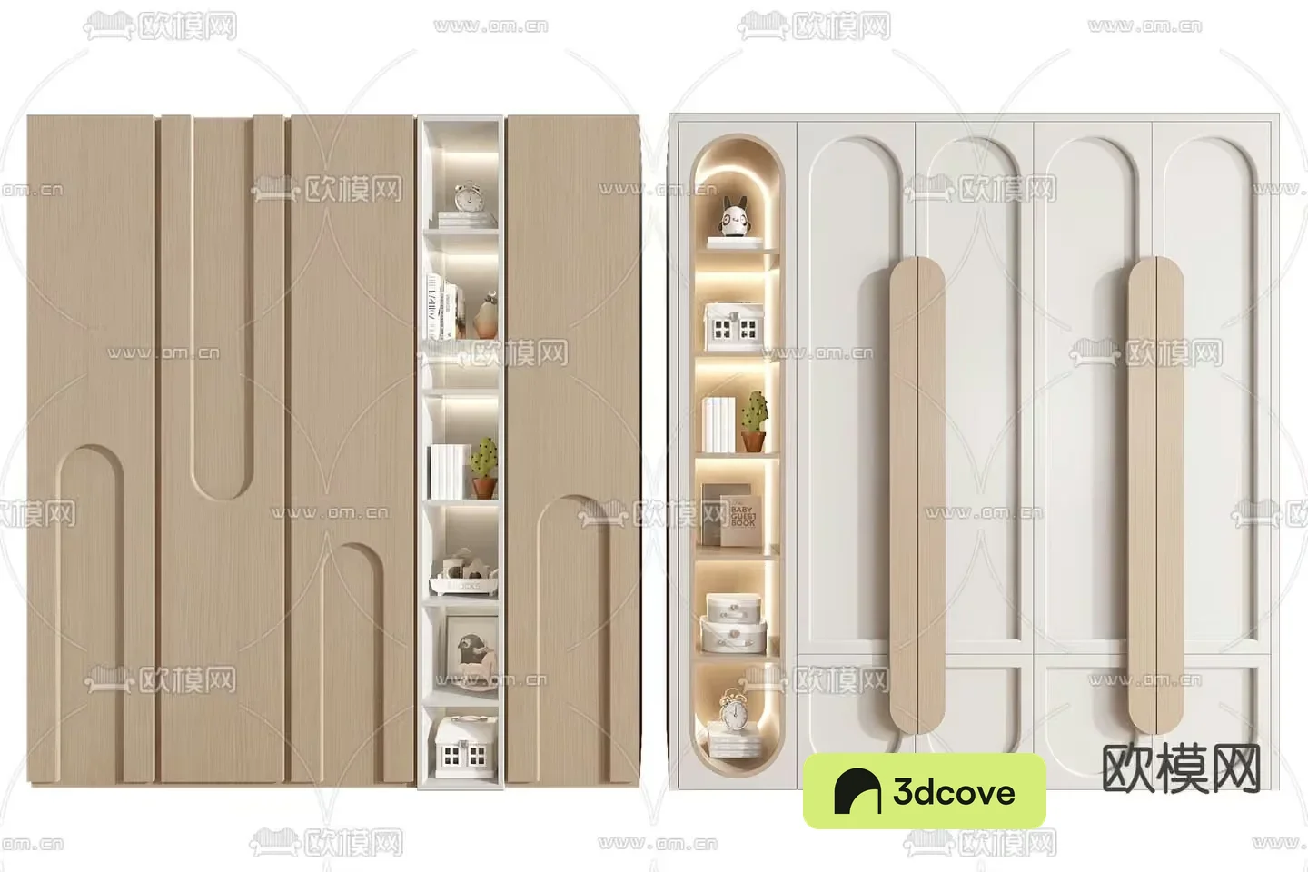 A Large Modern Bookcase