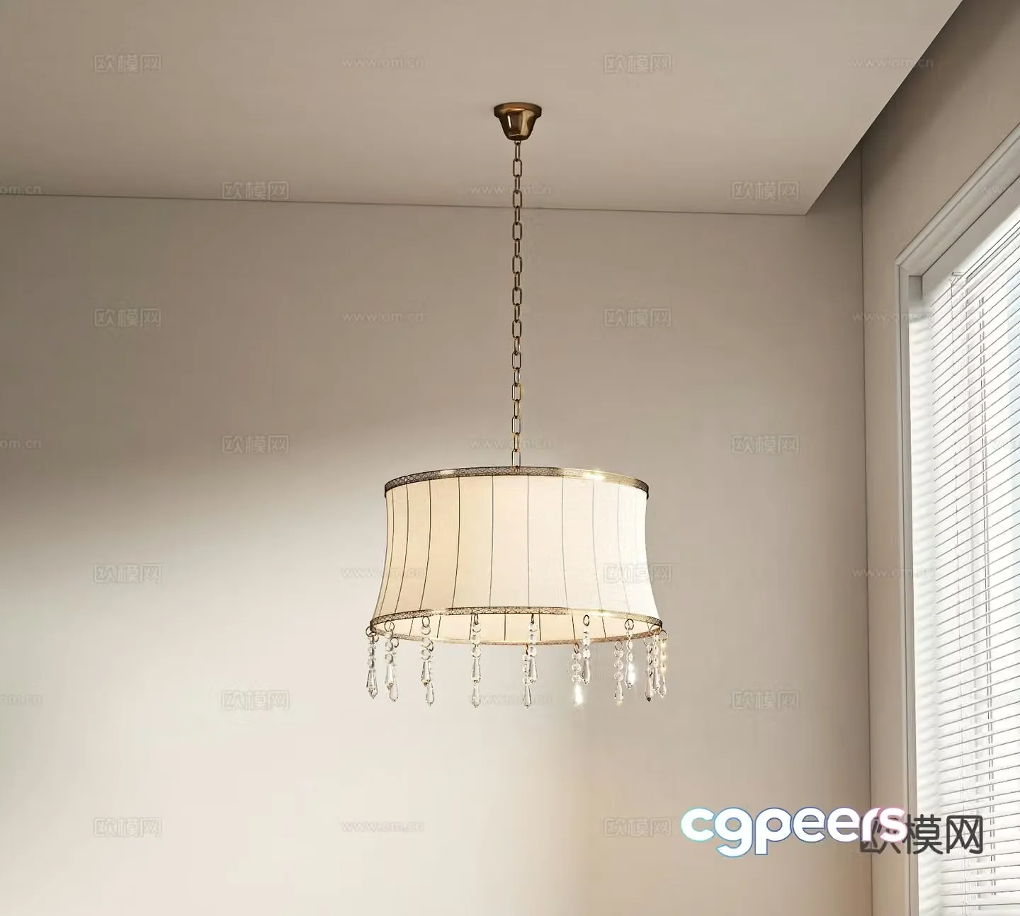 French chandelier dining room chandelier 3d model