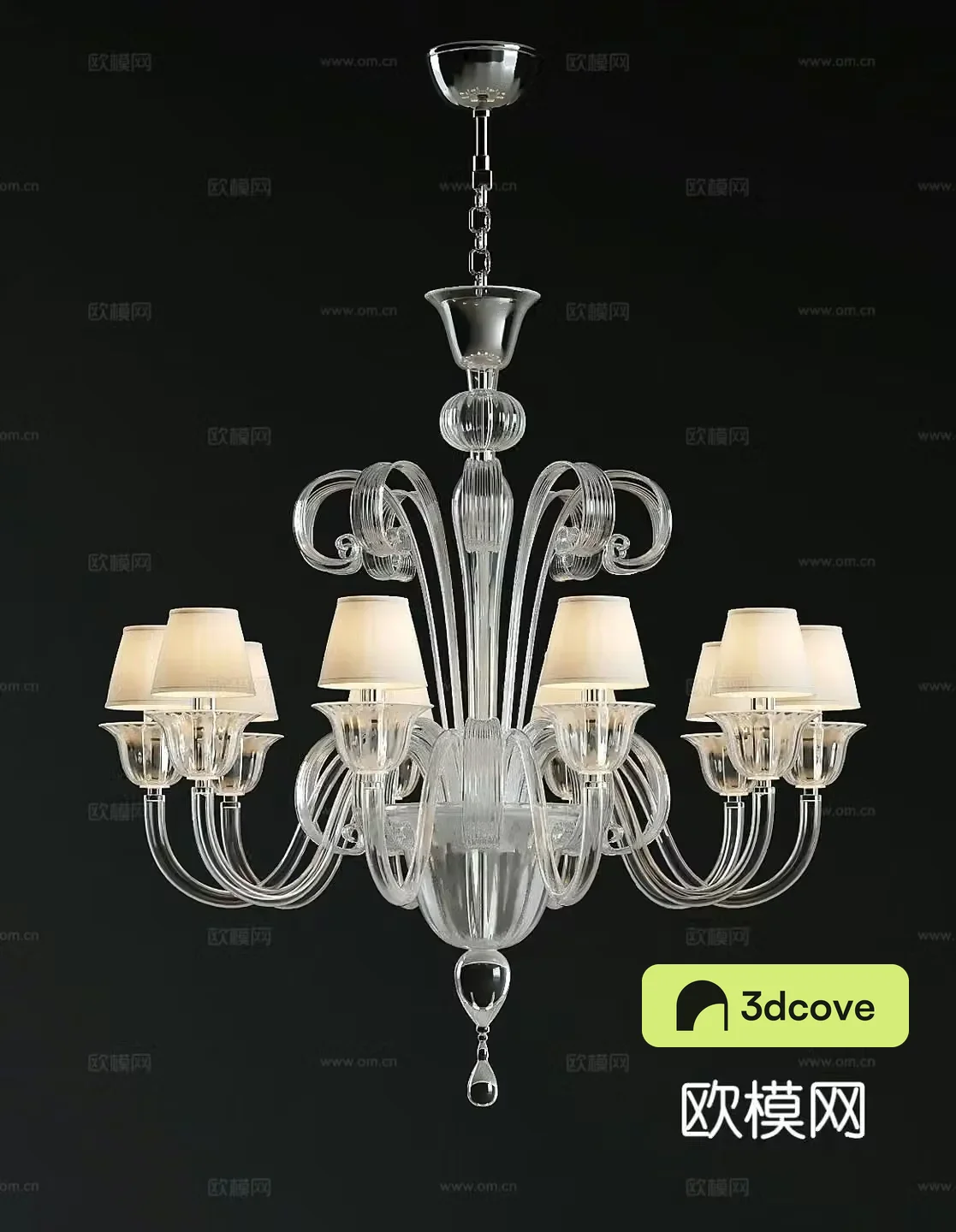 European crystal chandelier