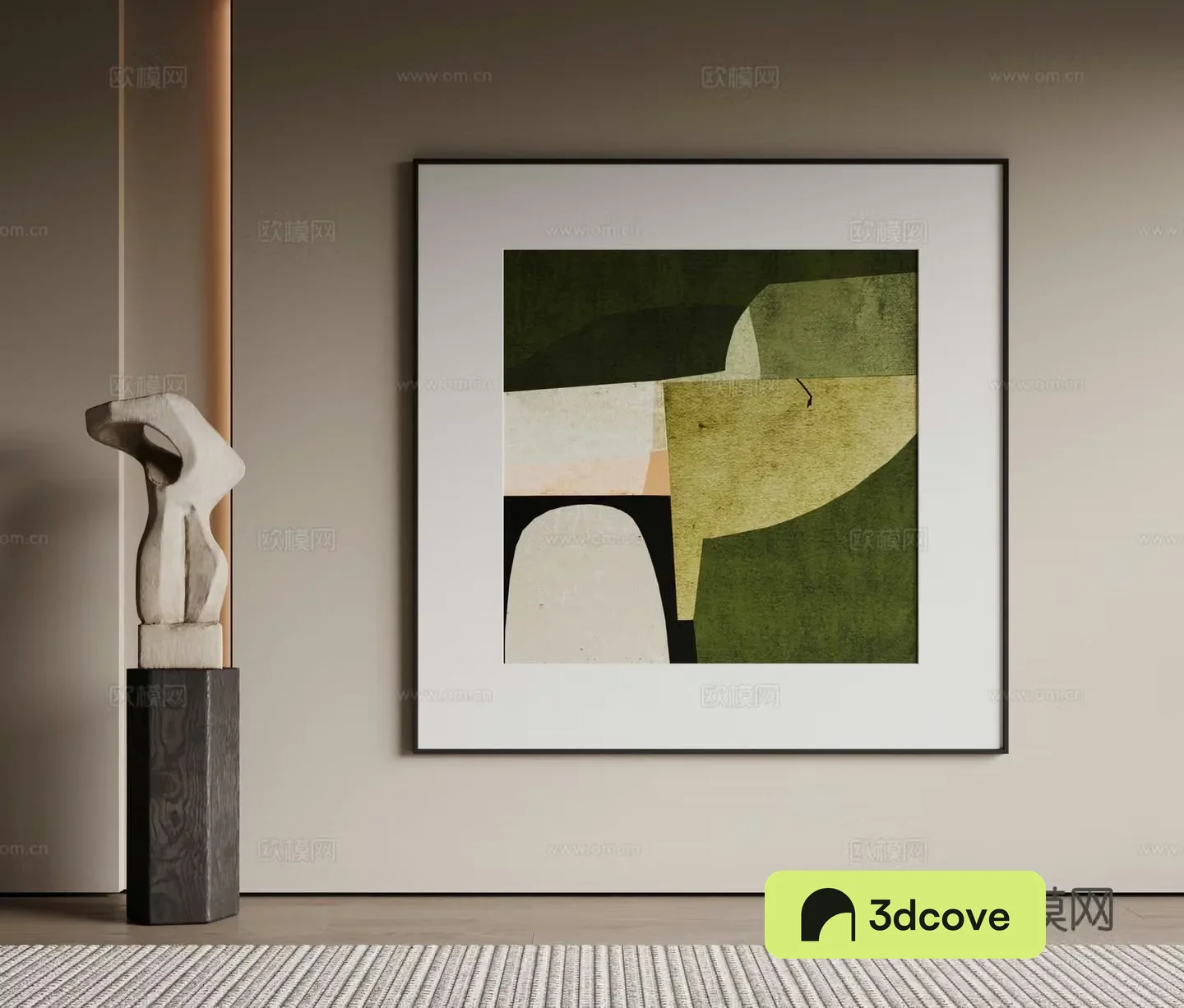 Modern minimalist decorative paintings Waviva medieval style hanging paintings cream style decoration paintings Italian style hanging paintings black and white