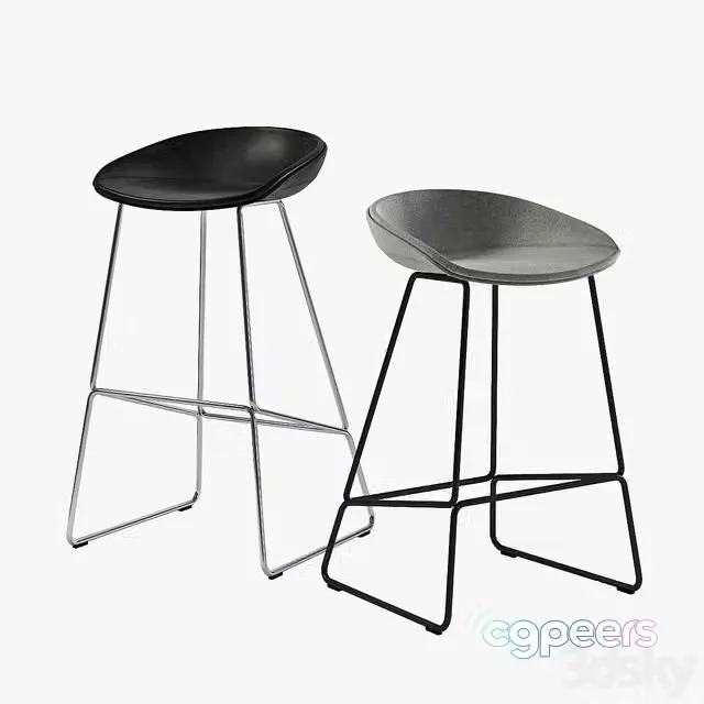 3ds Max Free – HAY AAS 39, CHAIR