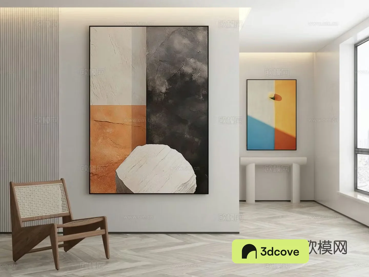 Modern texture painting decorative painting