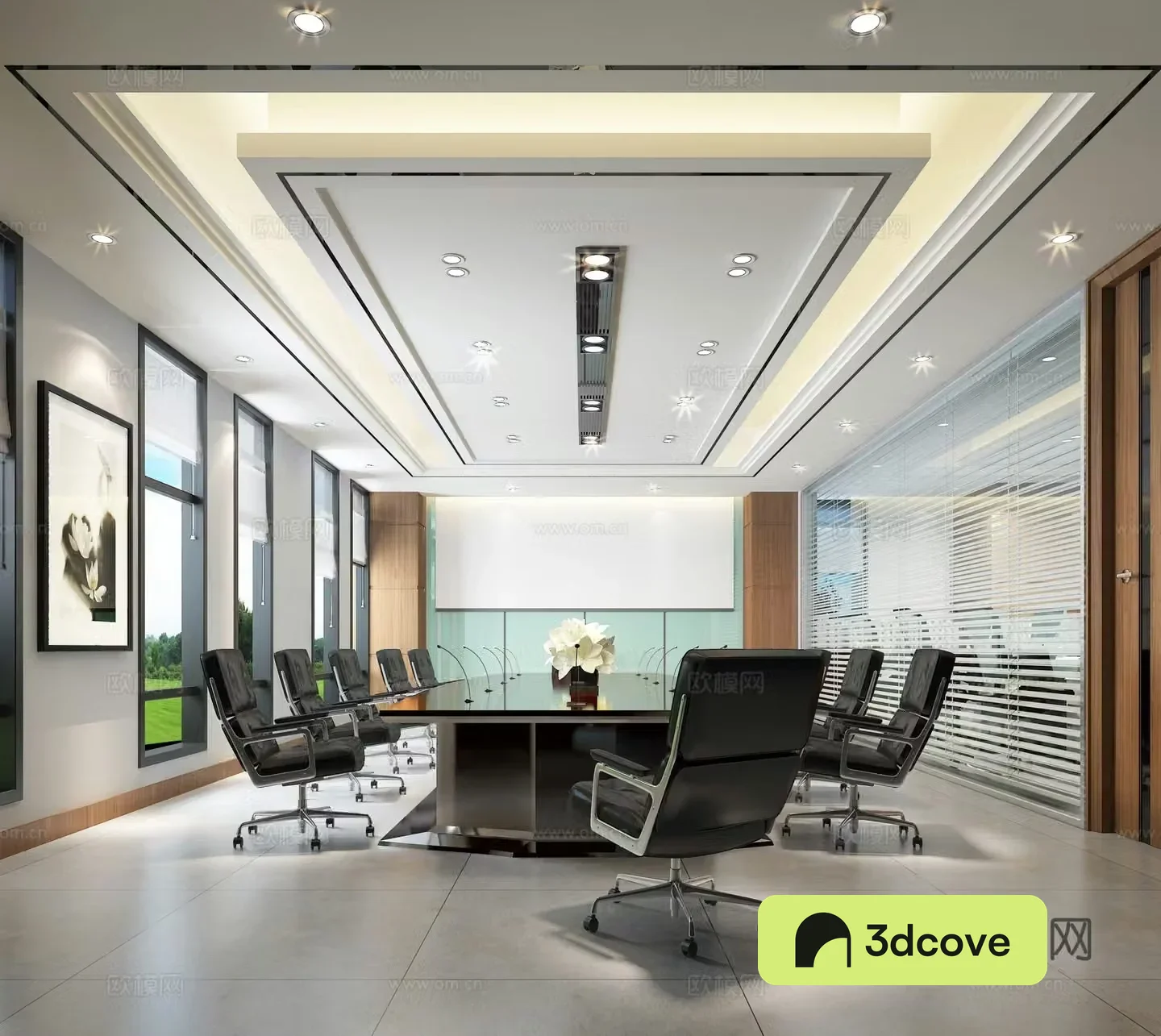 Modern conference room
