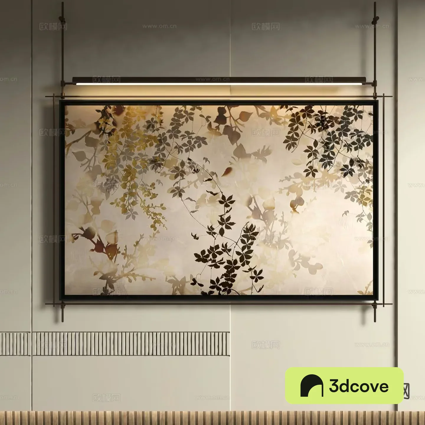 A Wall Hanging With A Floral Pattern