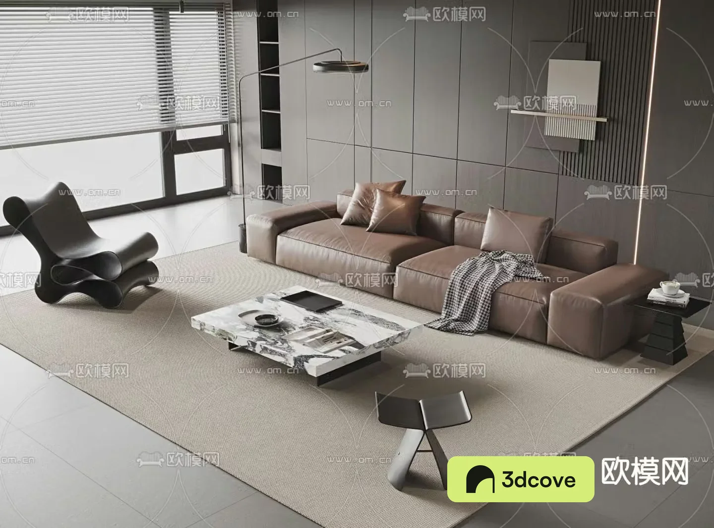 Modern modular sofa upholstered sofa