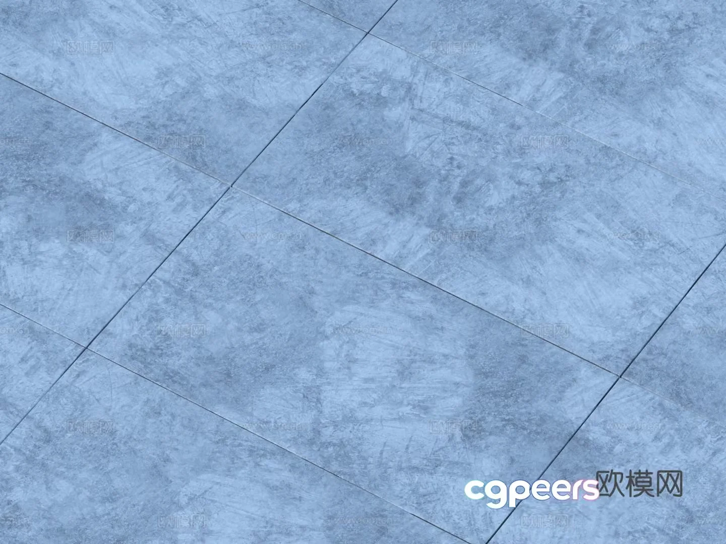Courtyard sketch floor tiles square tiles stone 3d model