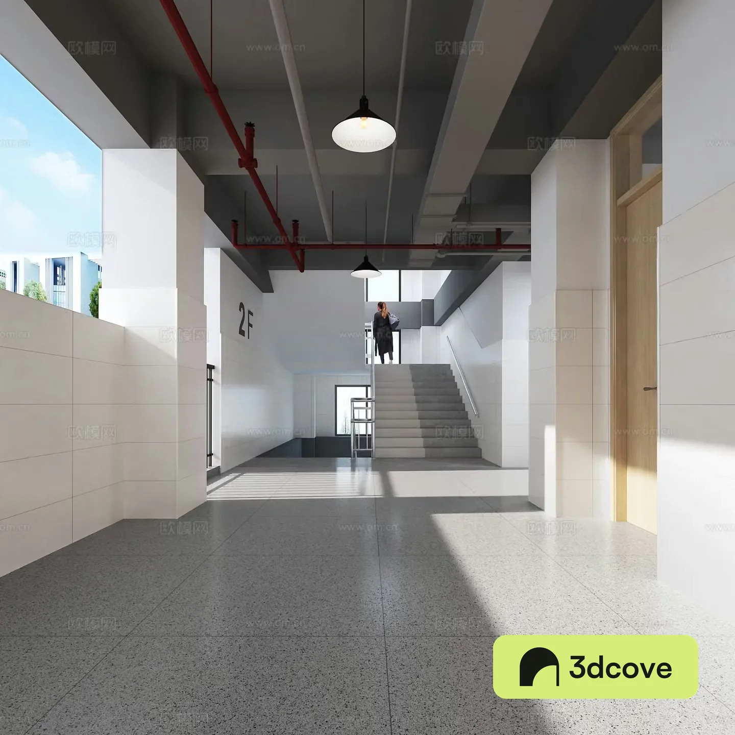 School Corridor Classroom Corridor Aisle Stairwell