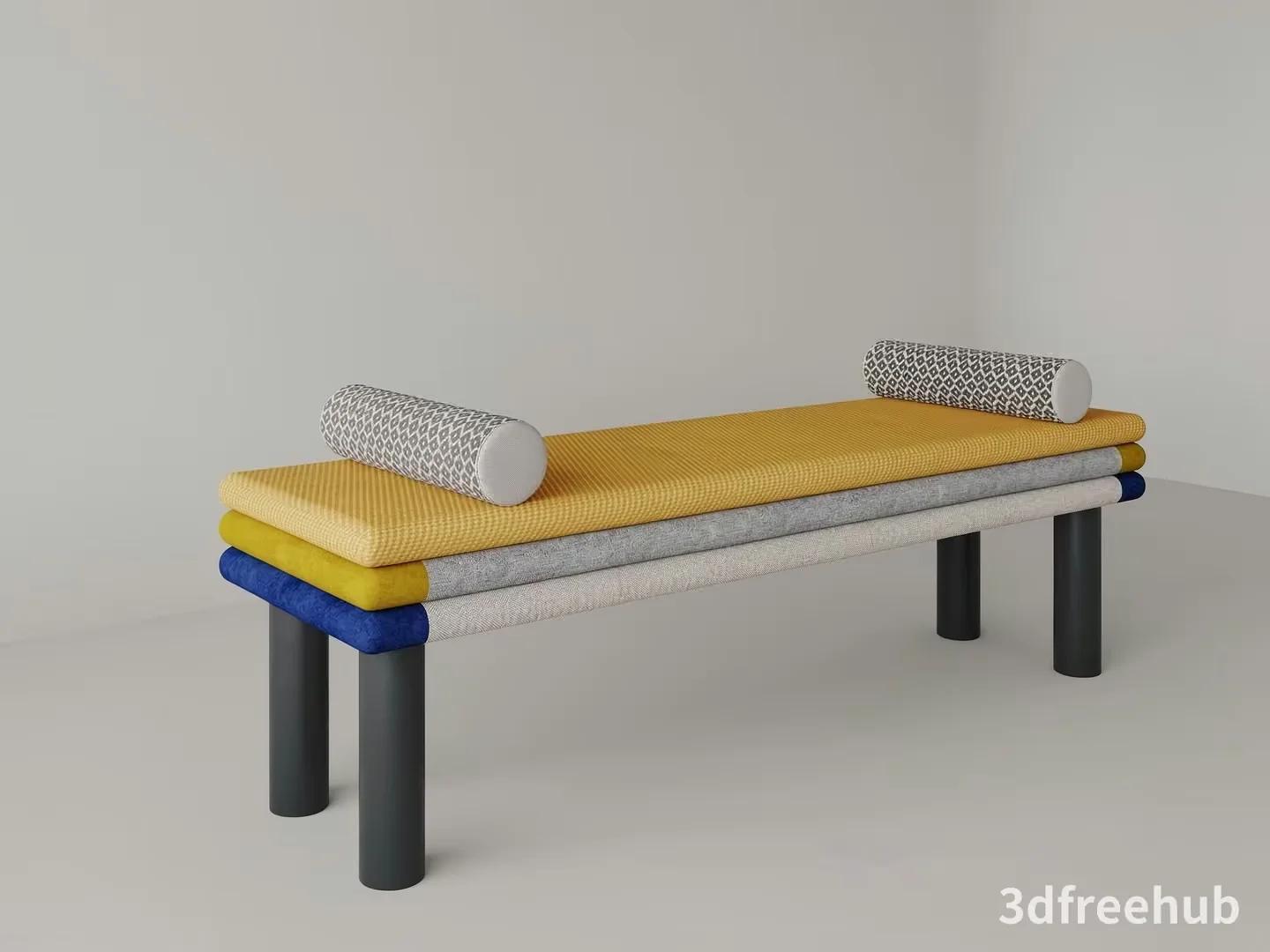 Modern Daybed 3D Model – 21150 – VRAY Render