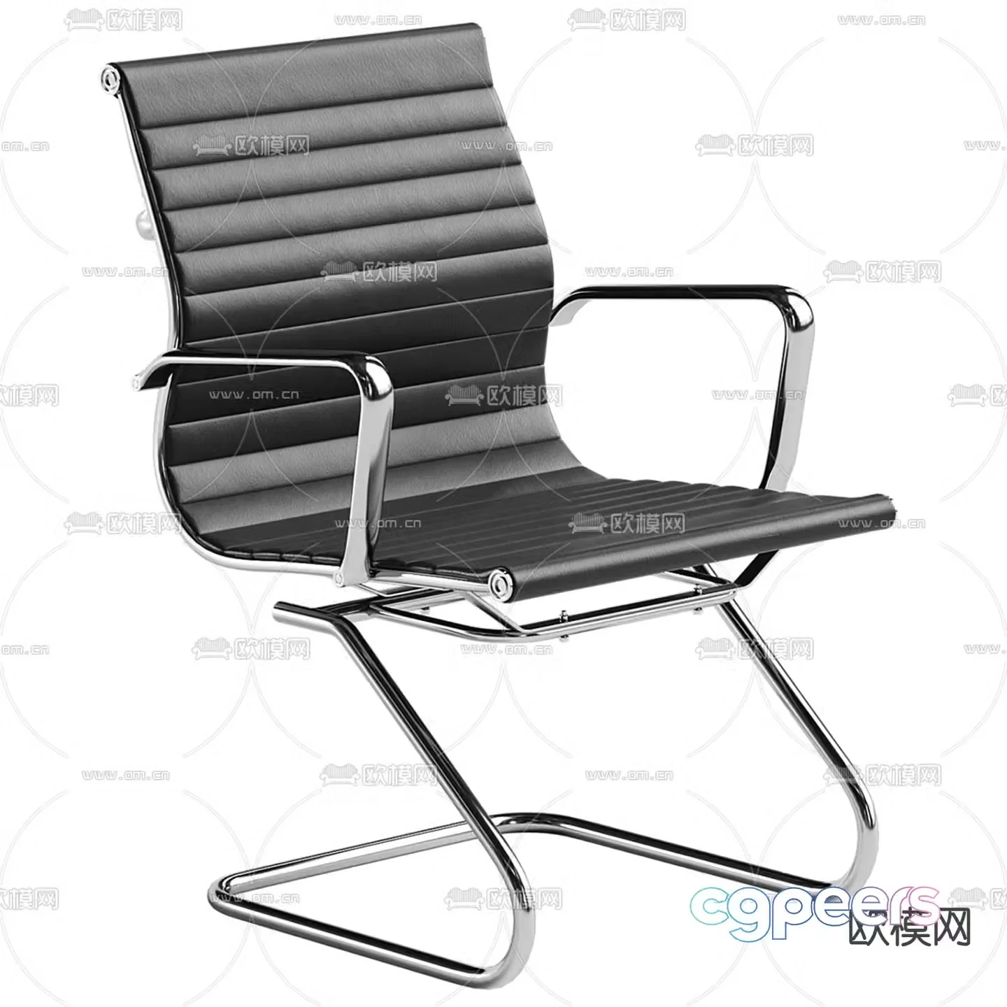 Office chair shift chair staff chair 3d model