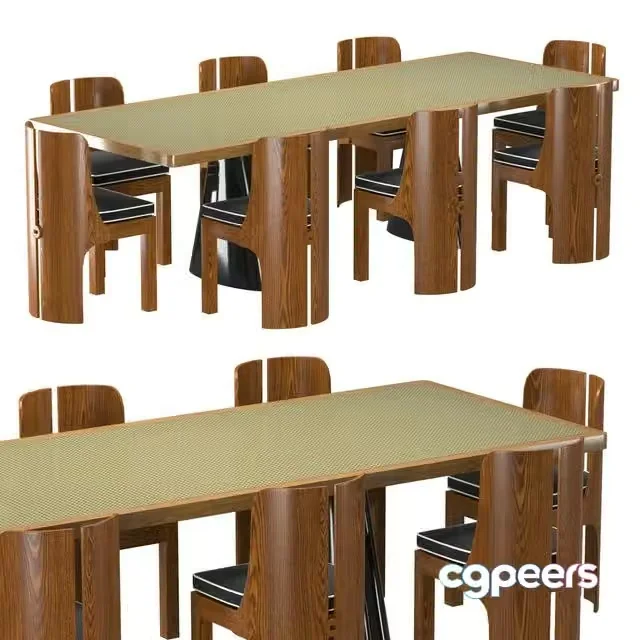 3ds Max Free – N 341 172 DINING CHAIR TABLE BY RUEMMLER