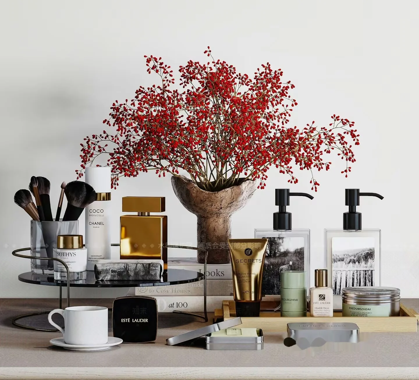 Modern Cosmetic Display 3D Model – 22748 – CORONA Render