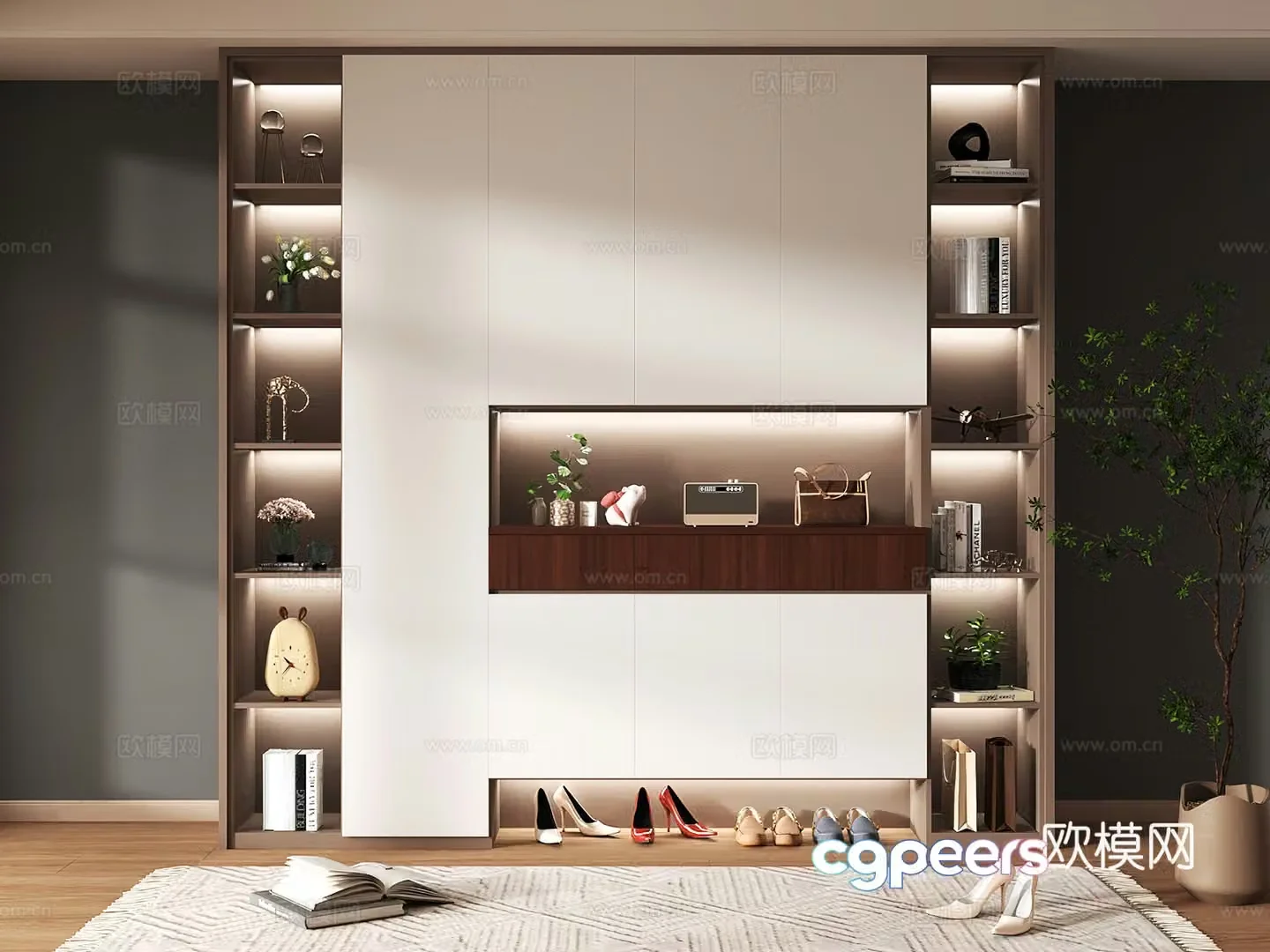 Shoe cabinet design shoe cabinet partition shoe cabinet porch shoe cabinet home shoe cabinet 3D model
