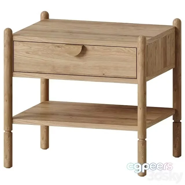 3ds Max Free – Sawyer Nightstand – Hedge House