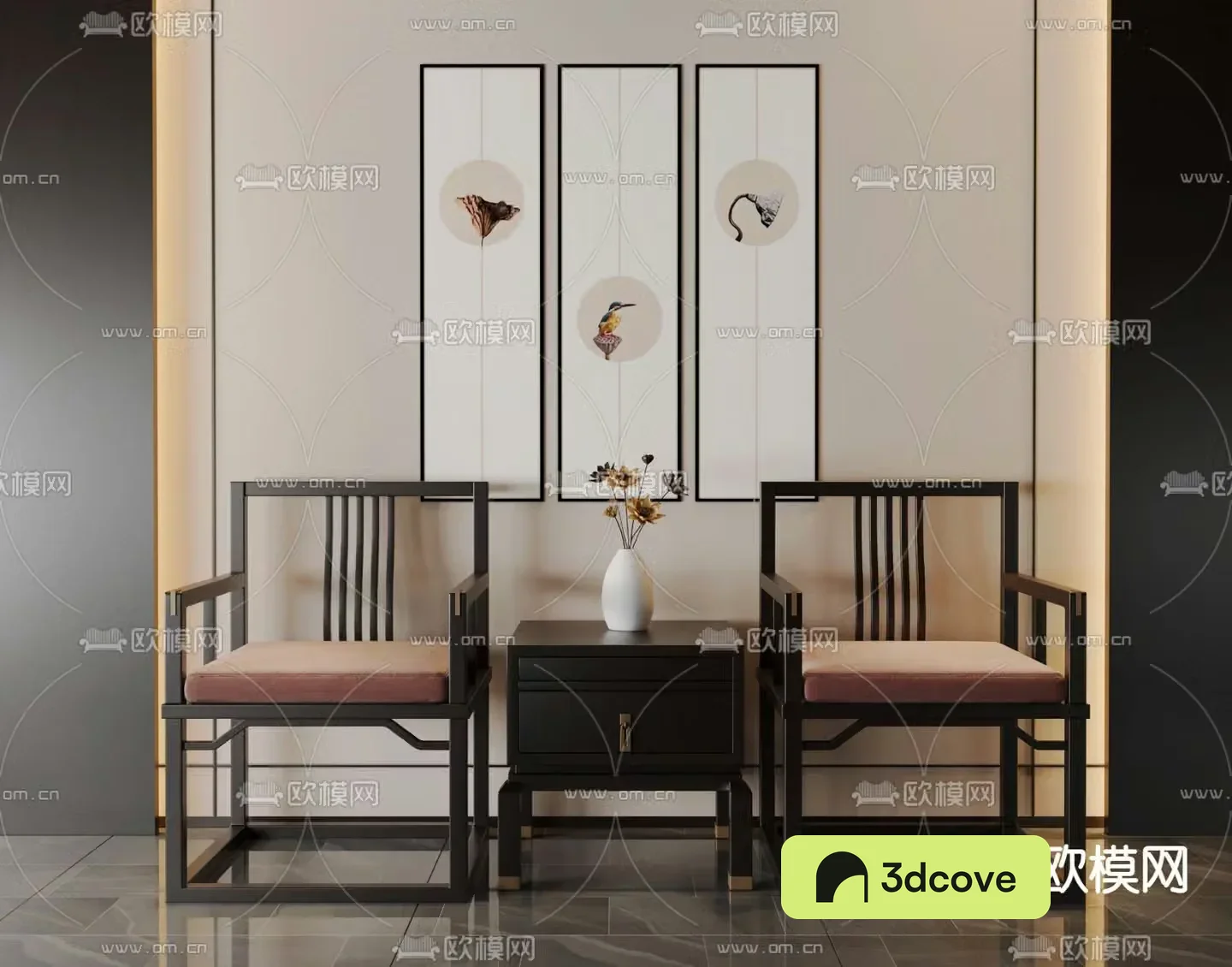 New Chinese style chair leisure chair