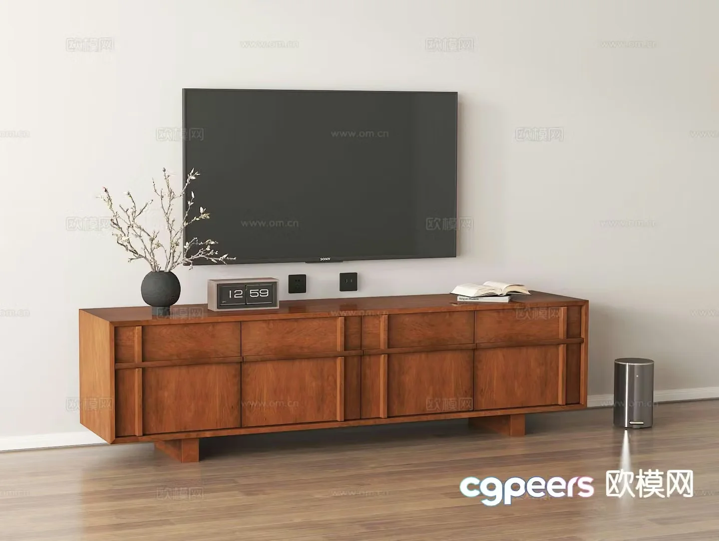 Modern TV cabinet 3d model