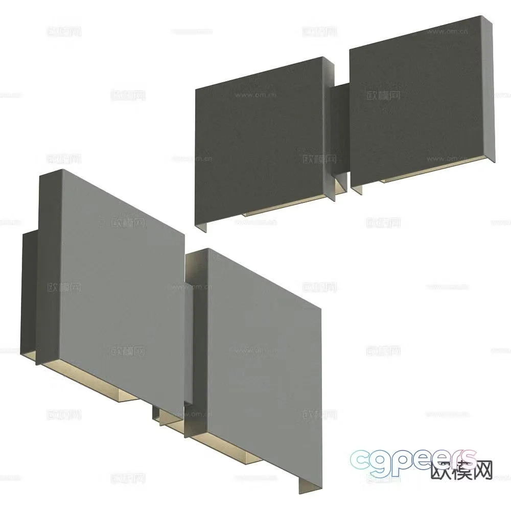 Axis71 wall light 3d model