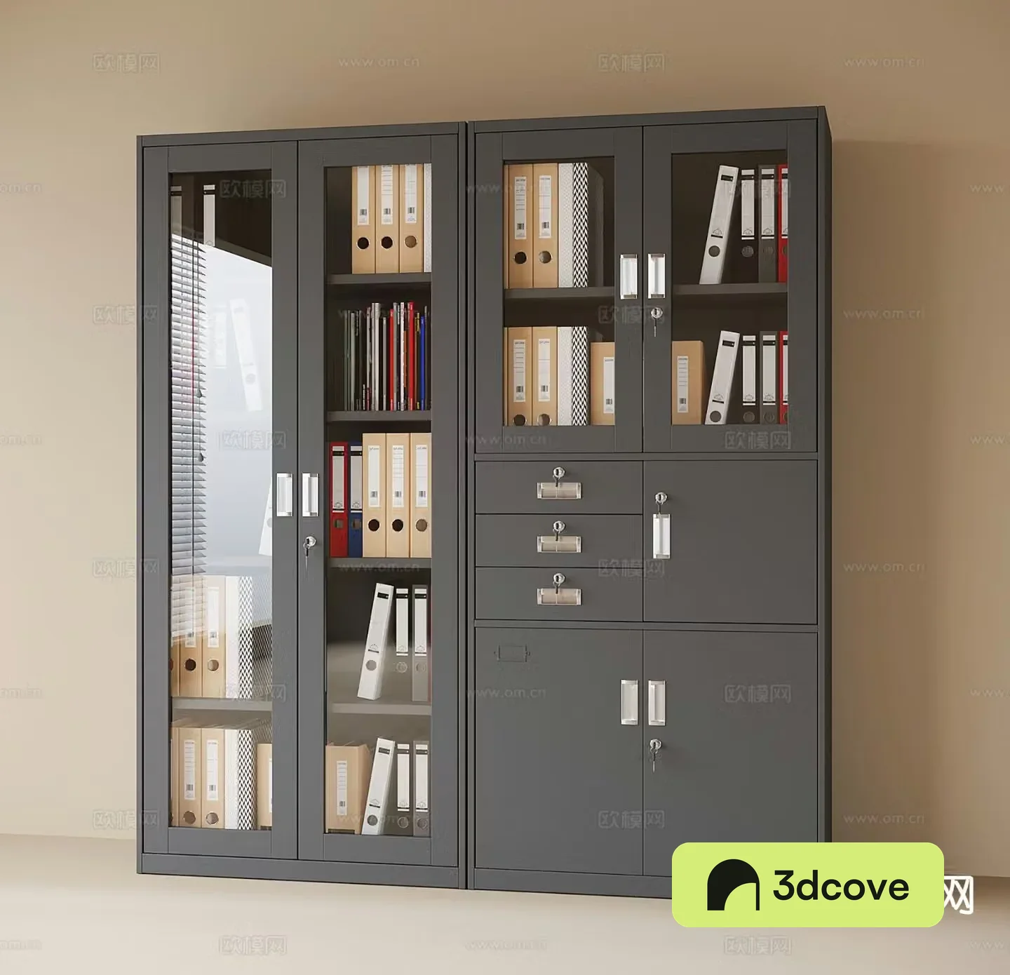 Modern file cabinet information cabinet bookcase