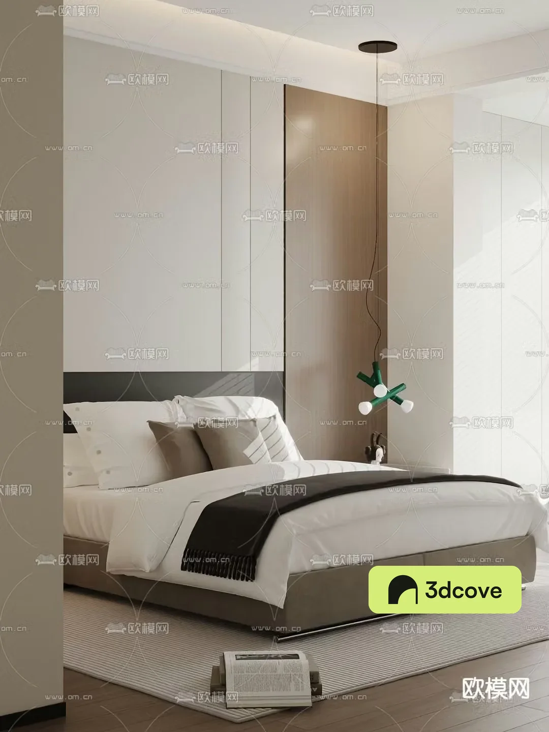Modern double bed
