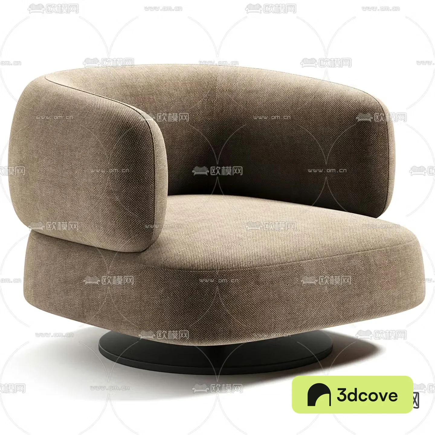 Zeppelin Italian fabric leisure sofa