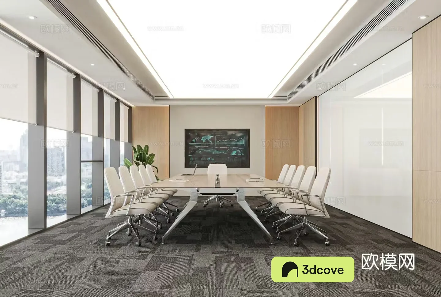 Modern conference room