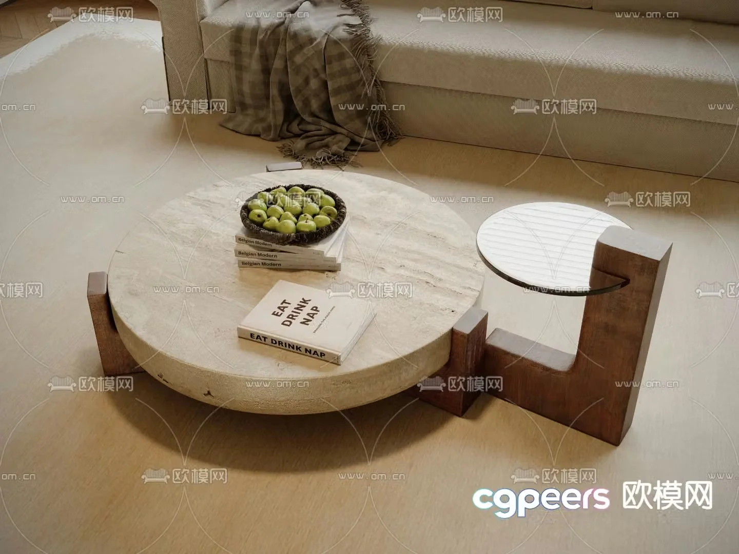 3D model of mother-in-law coffee table
