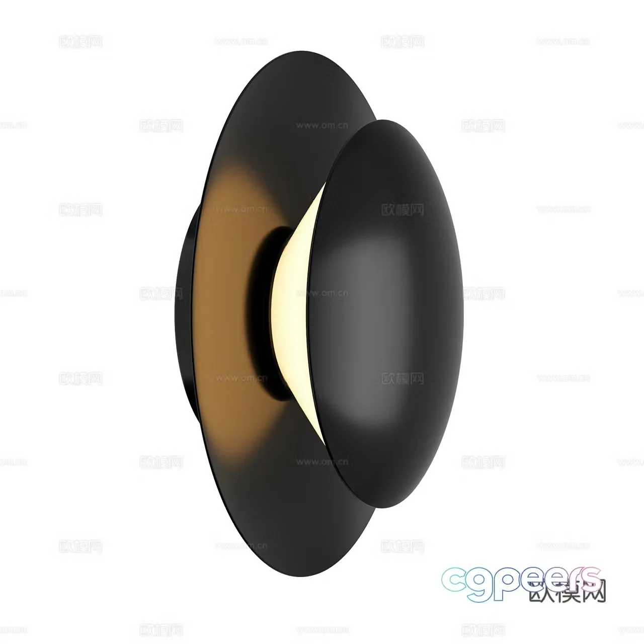 Roll & Hill Modern Wall Light Minimalist Wall Light Round Wall Light 3D Model