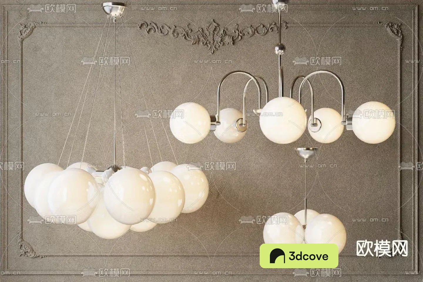 Cream style chandelier hall chandelier