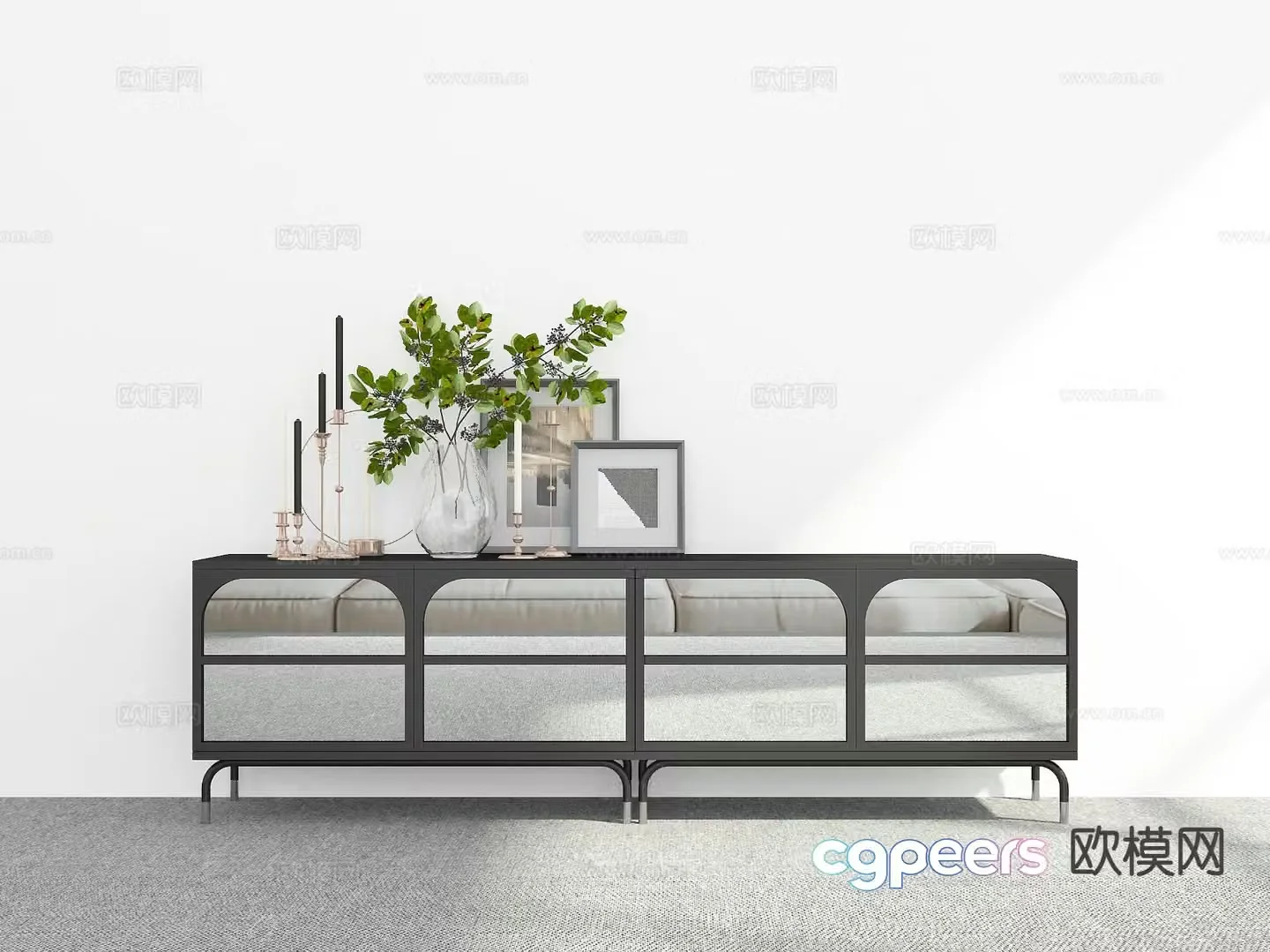 Modern TV cabinet 3d model