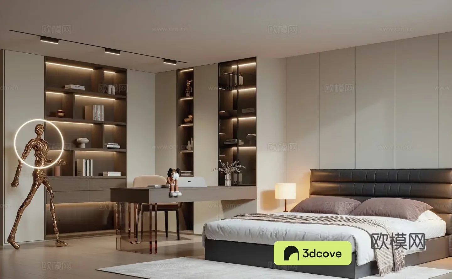 Italian home bedroom