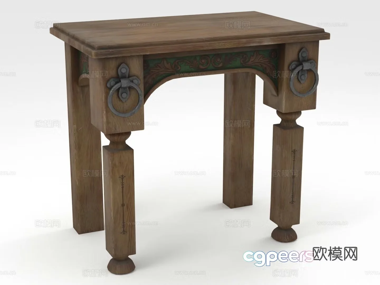 Decorative rack Display rack Storage rack Porch rack 3D model