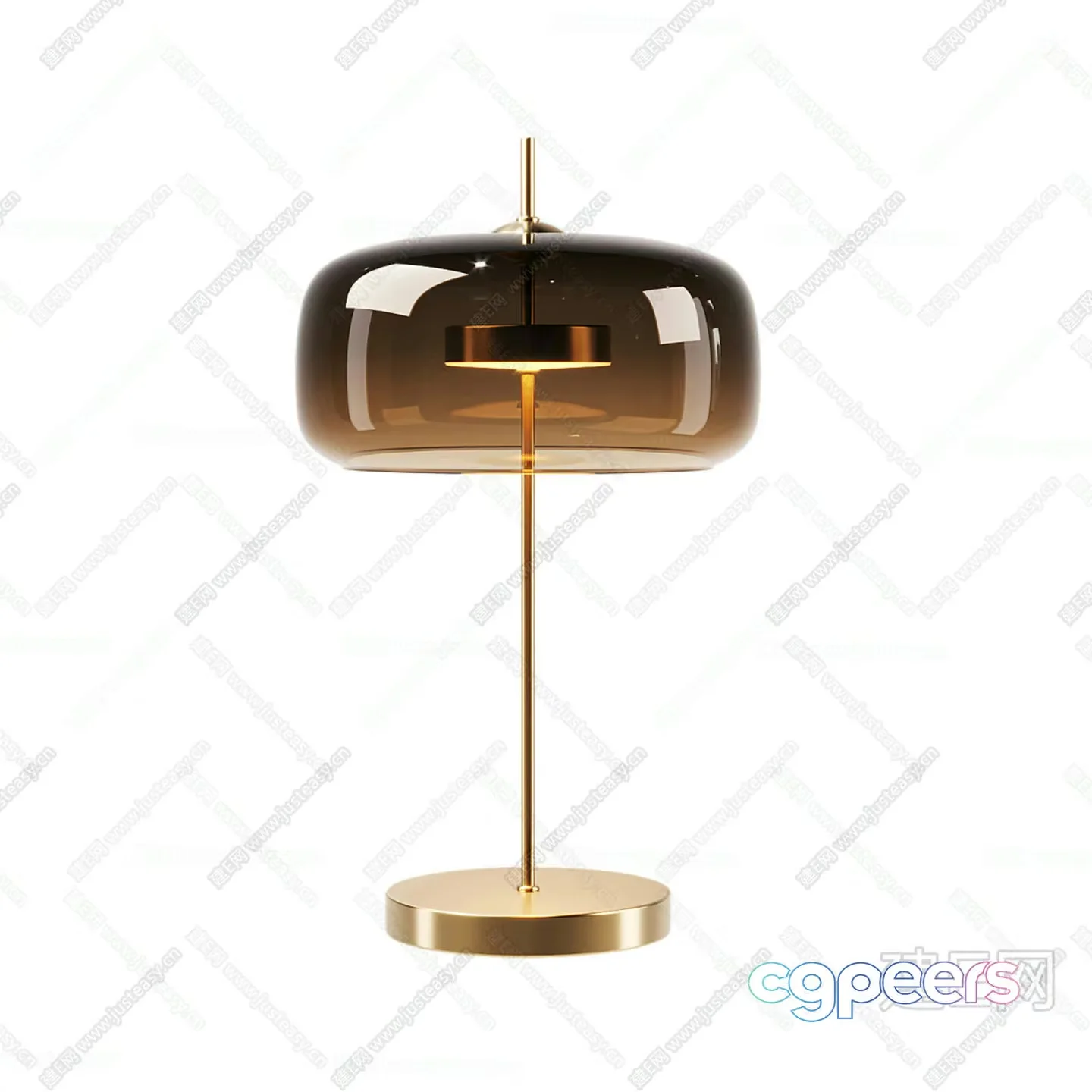 Gold Light Fixture 3D Model – 13849 – CORONA Render