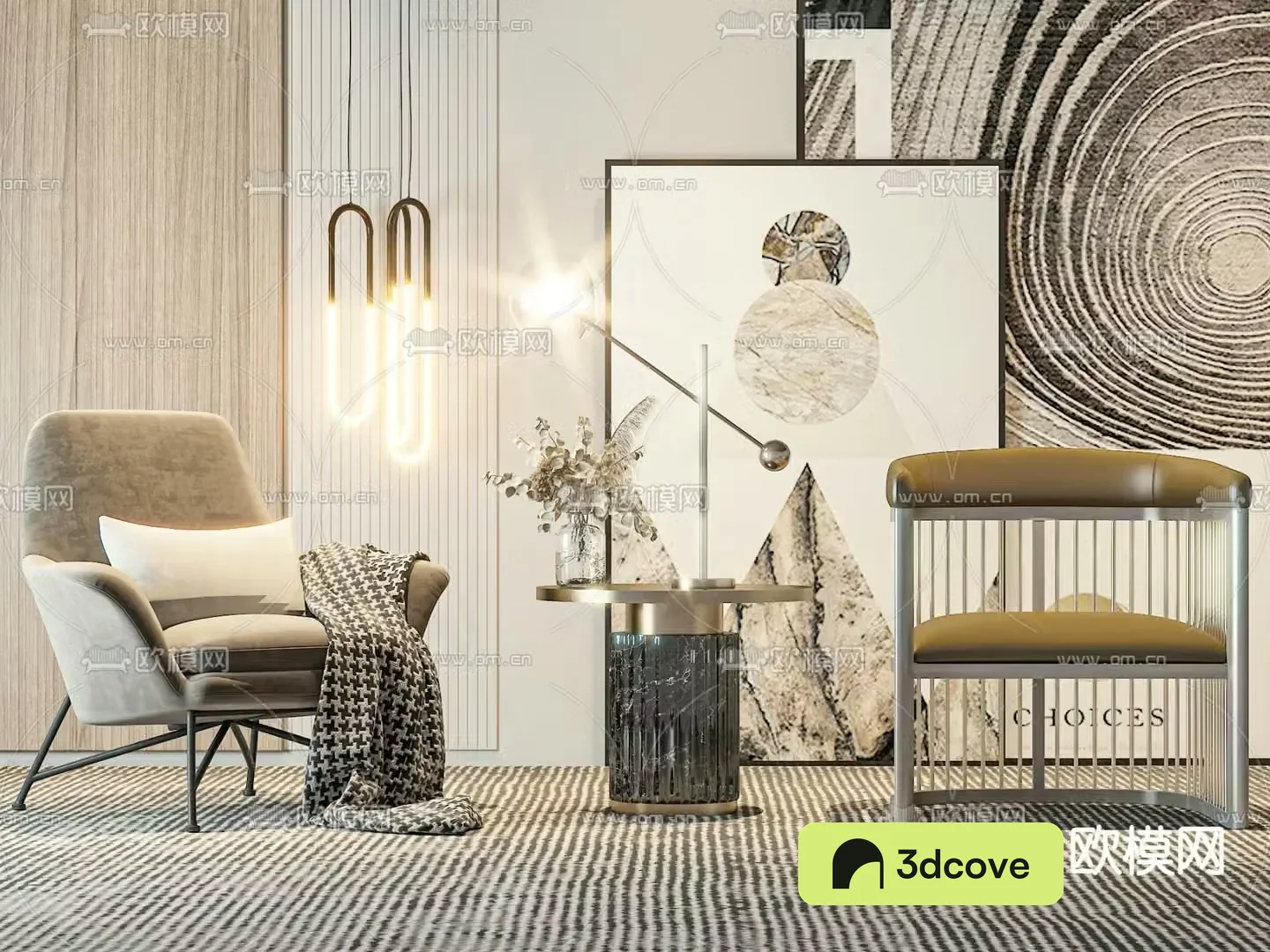 Light luxury sofa chair leisure chair