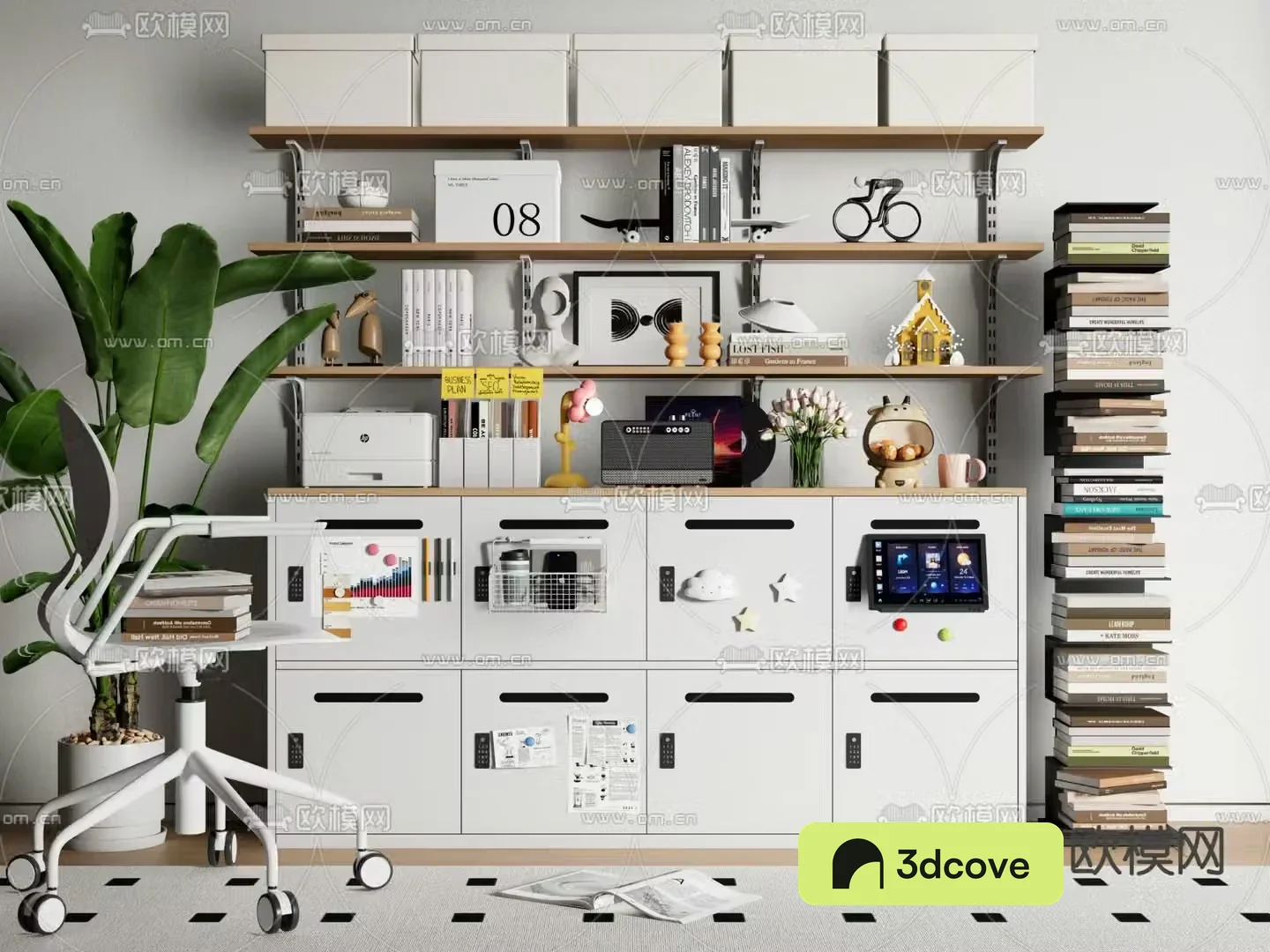 Iron filing cabinet decorative cabinet