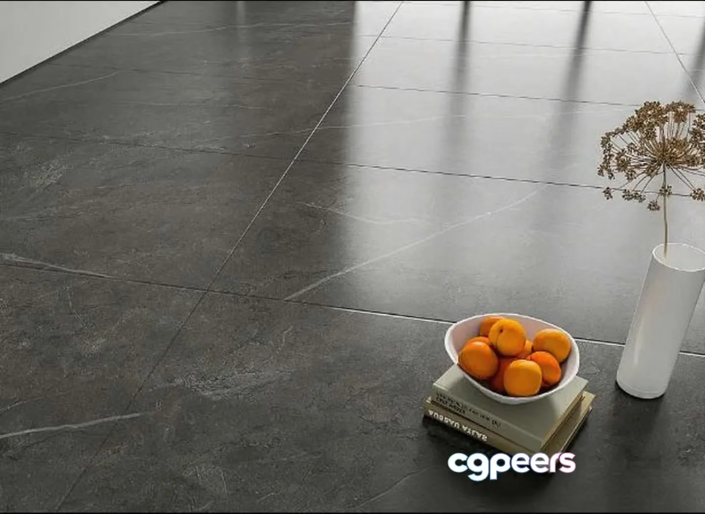Modern Gray Ceramic Floor 3D Model – 16755 – VRAY Render