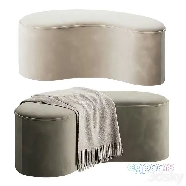 3ds Max Free – Pouf Cork Divan.ru (five color options)
