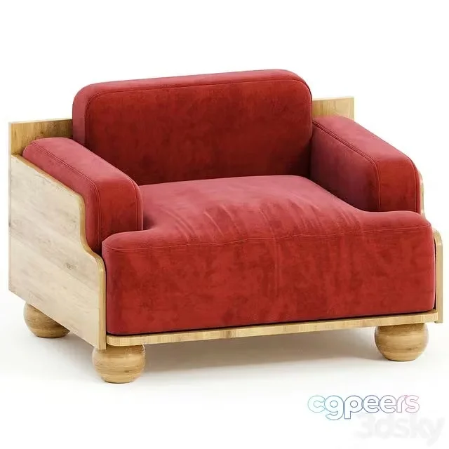 3ds Max Free – Cove Armchair by Fred Rigby Studio