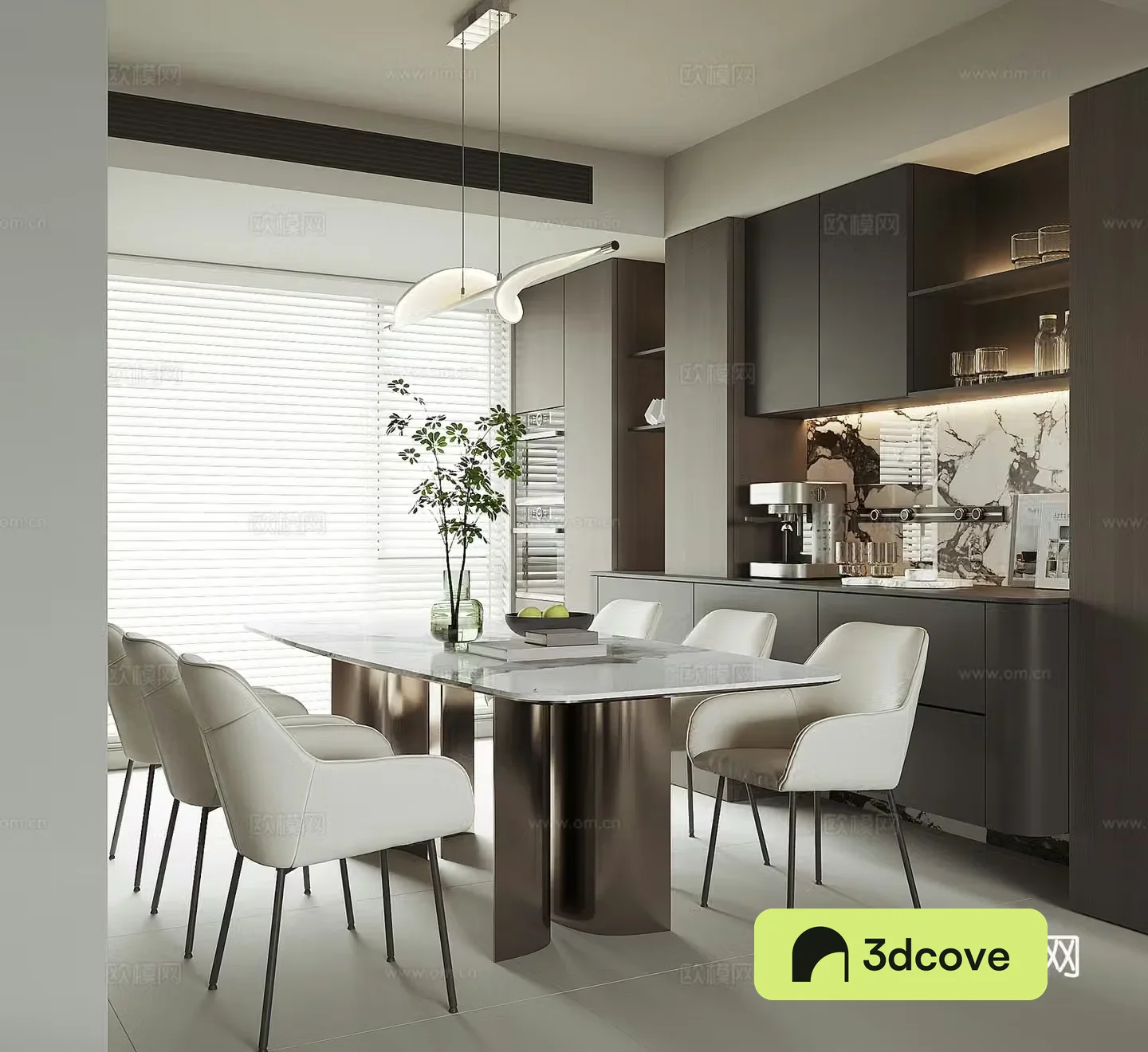 Modern home restaurant
