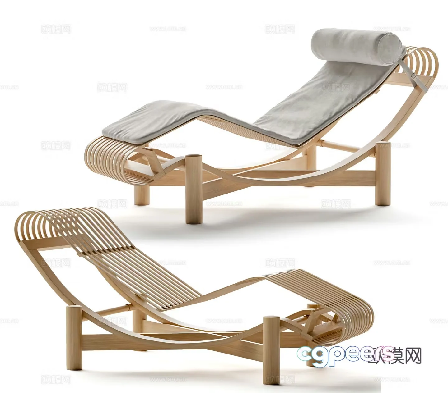 Cassina Tokyo Lounge Chair Lazy Chair Lazy Couch 3D Model